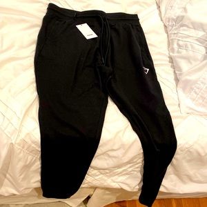 Jogger black pants, size large